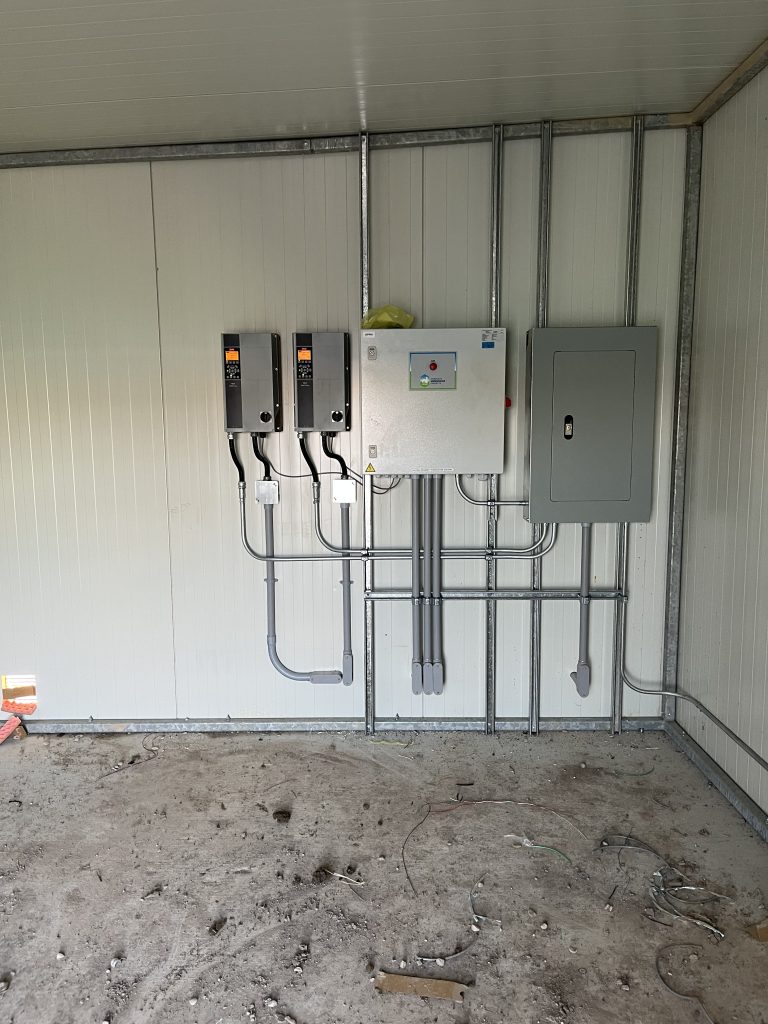 Electrical panels installed by Current Pro, an electrical company based in Strathroy Ontario.