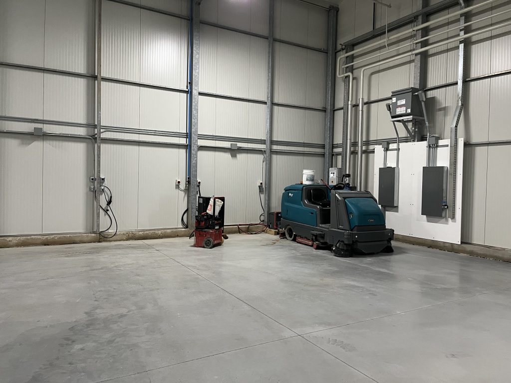Electrical work performed in a commercial setting by Current Pro, an electrical company based in Strathroy Ontario.