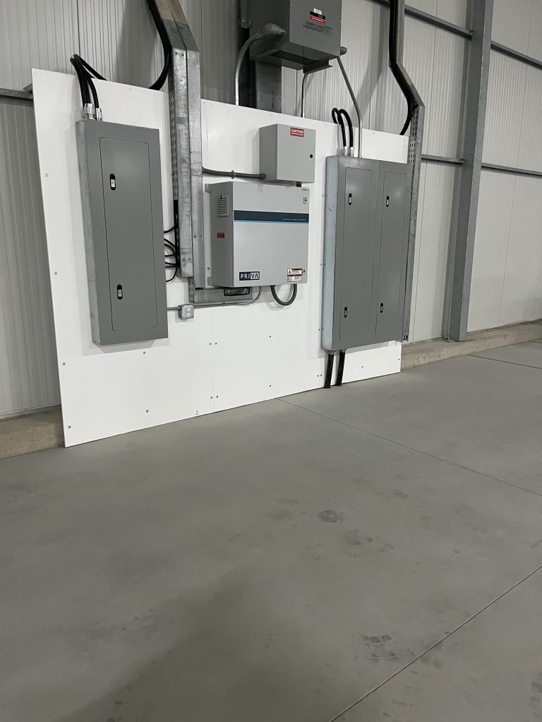 Electrical panels installed by Current Pro, an electrical company based in Strathroy Ontario.